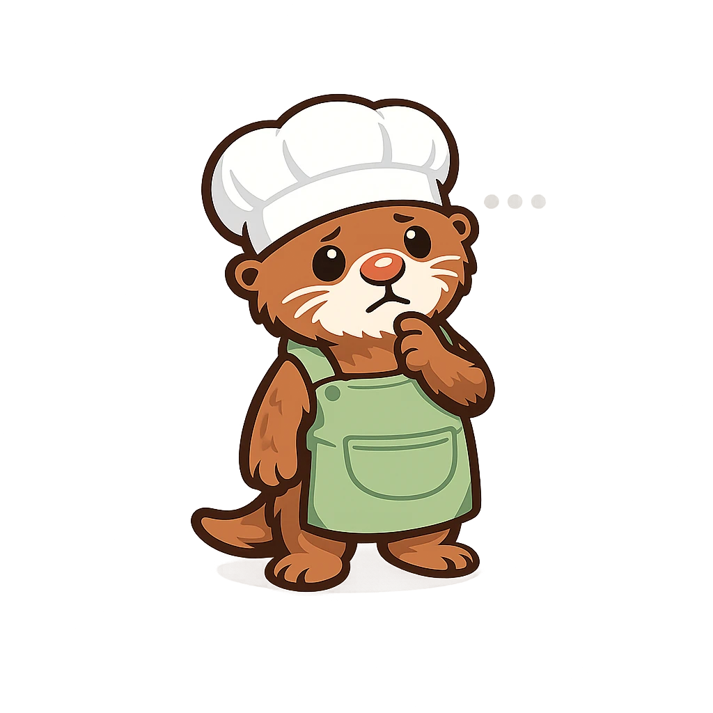 Sage the otter chef