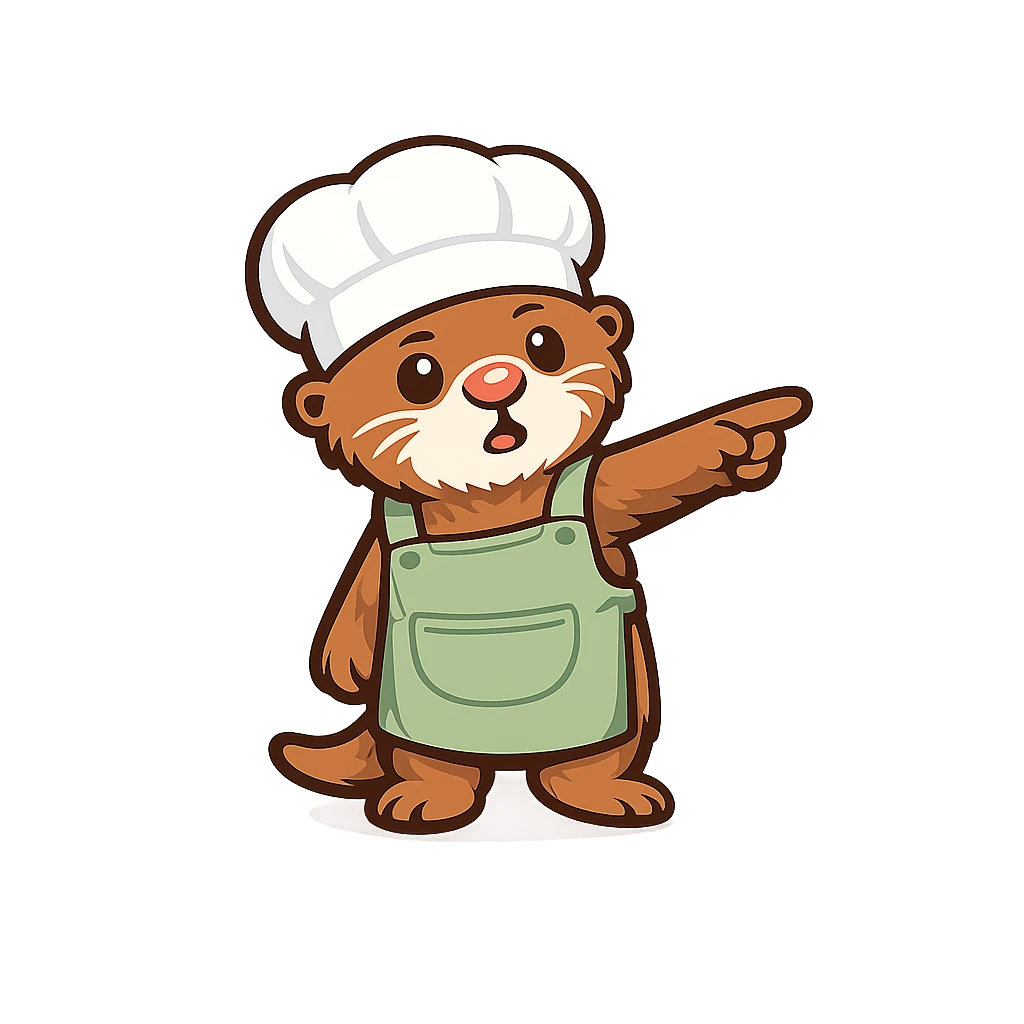Sage the otter chef