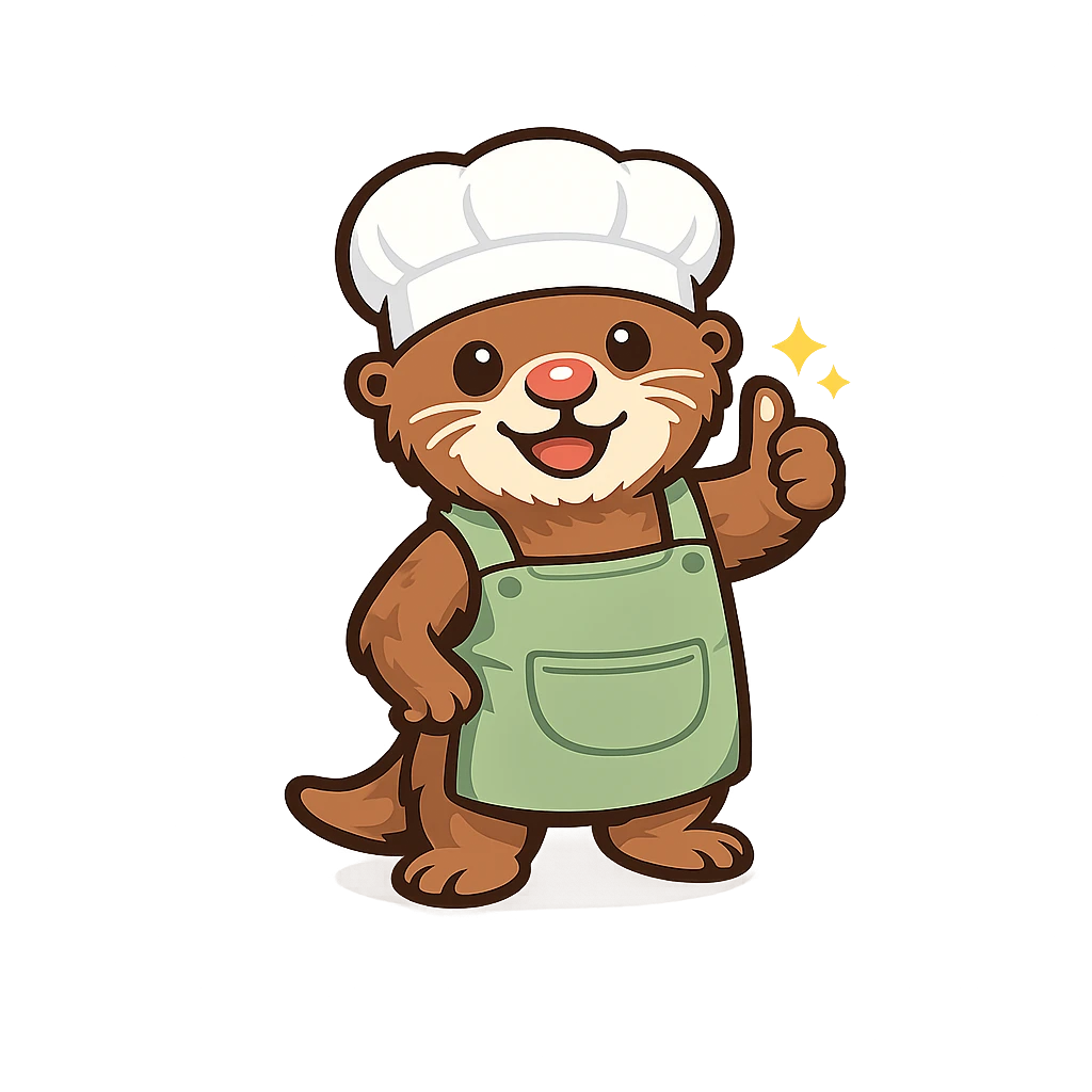 Sage the otter chef