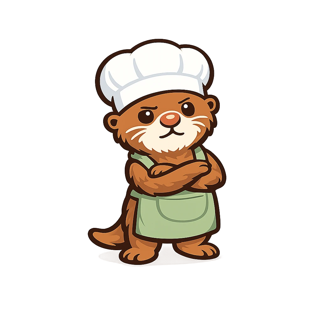 Sage the otter chef