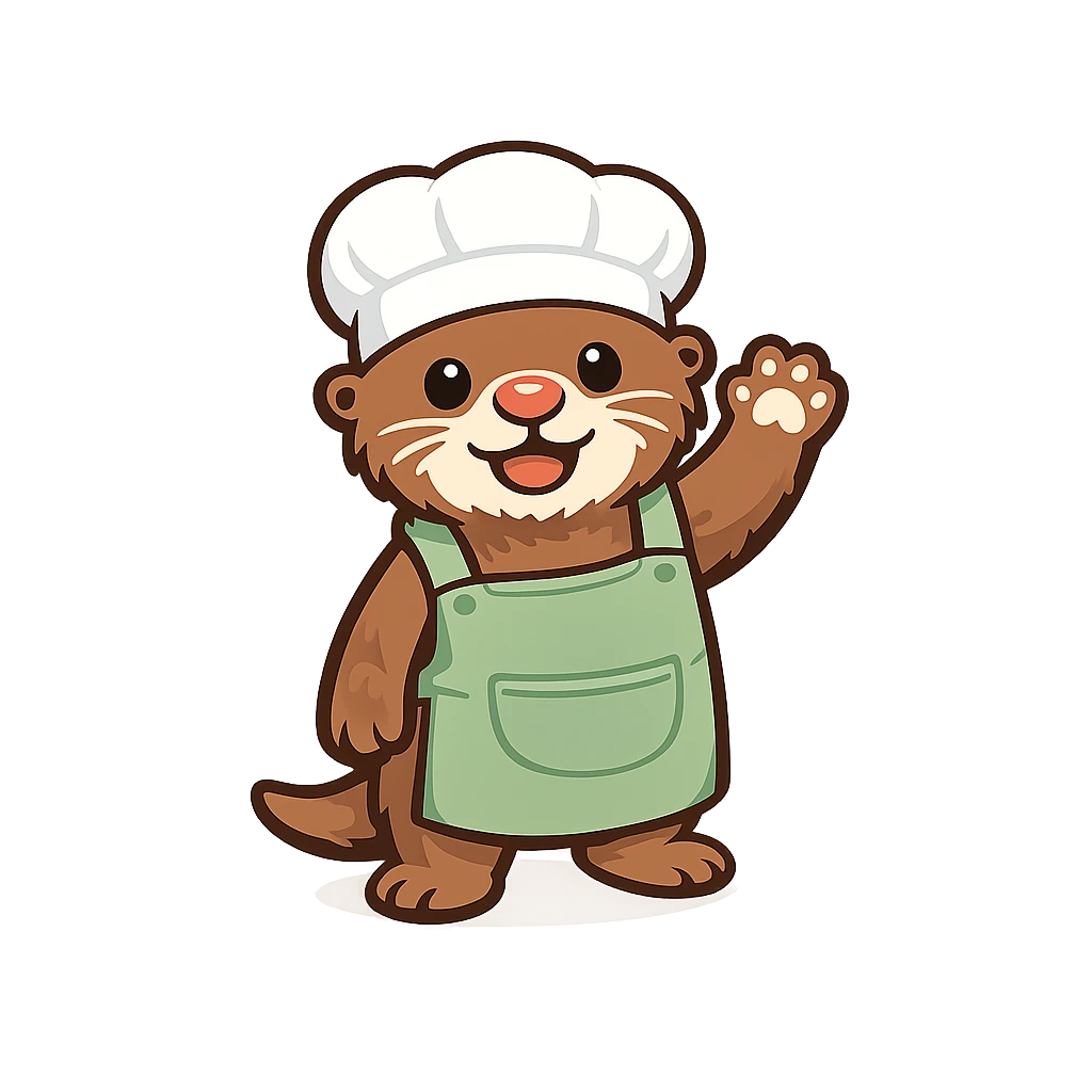 Sage the otter chef