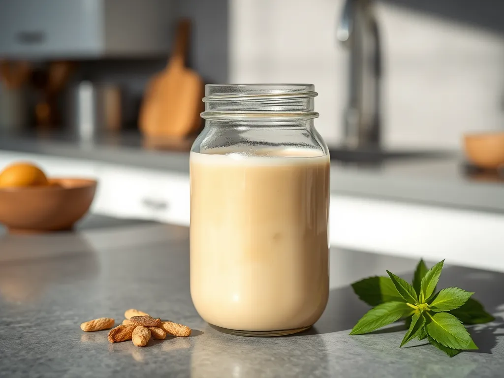 Storage tips and freshness guides for your almond butter drink.