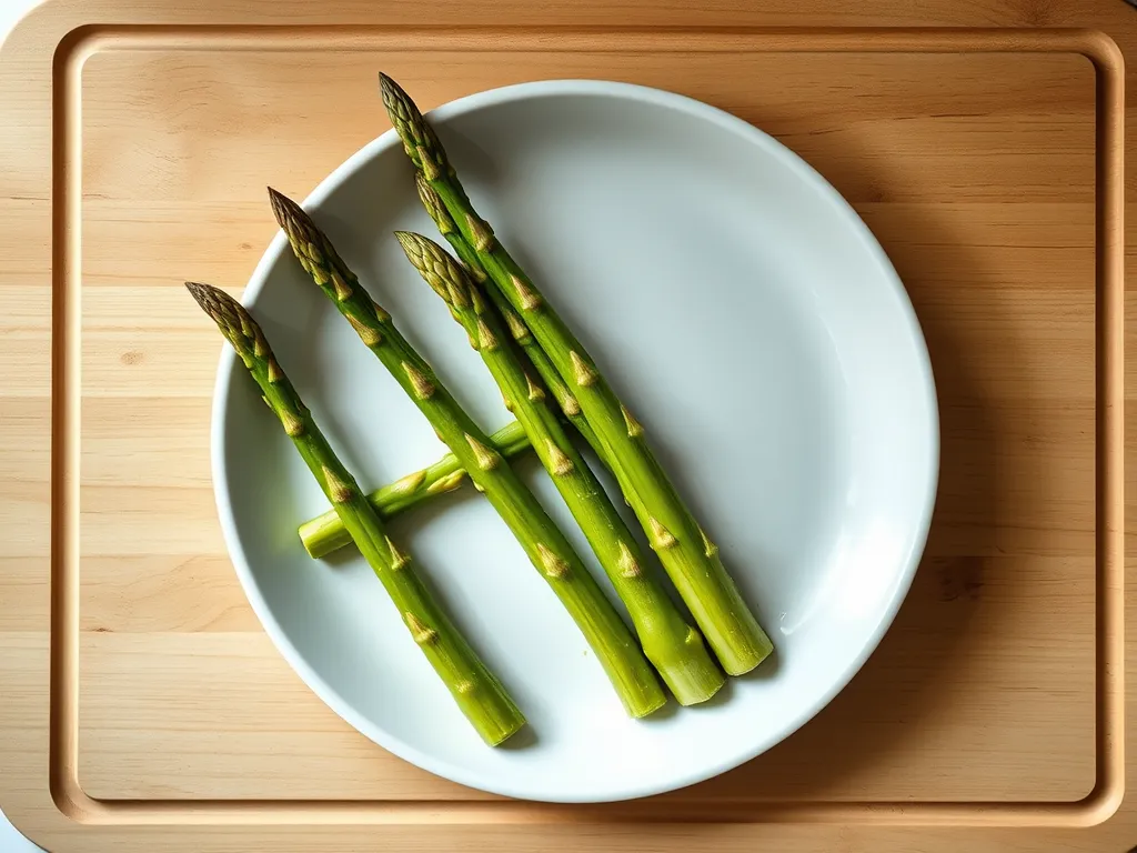 asparagus — Fresh spears fade fast at room temp, then get limp and watery.