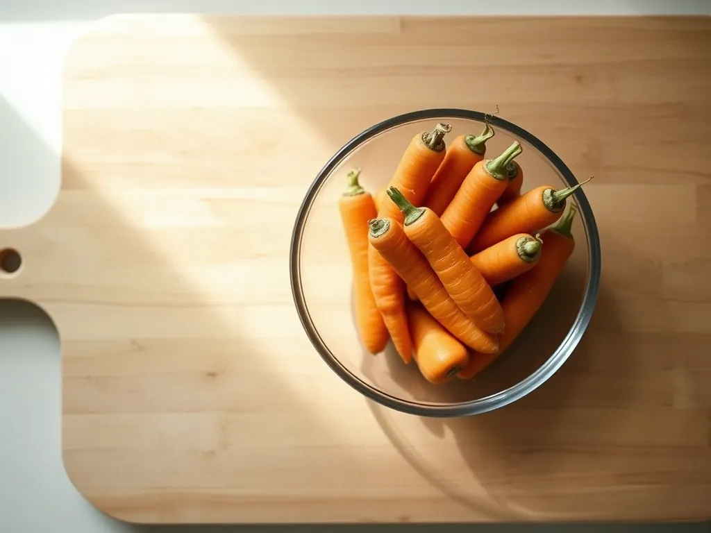 baby-carrots — Fresh crunch, then the slimy-slide if they slip too far.