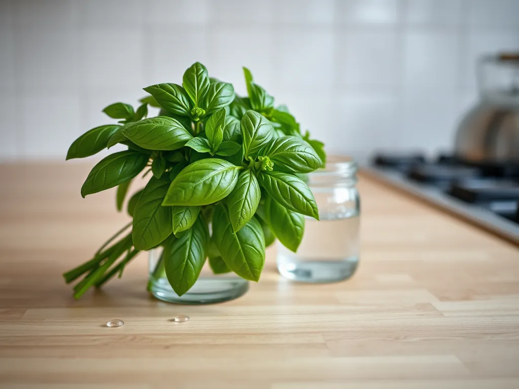 basil — Keep Basil perky with a smart water setup