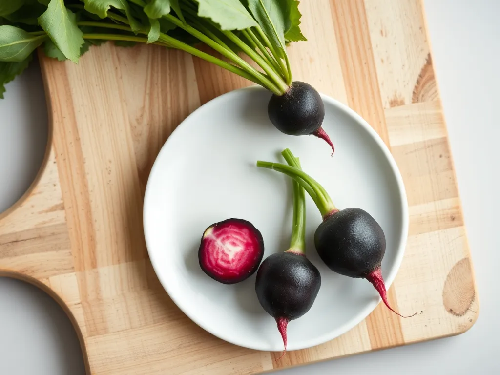 black-radish — Keep your earthy root vegetables crisp and flavorful in the fridge.