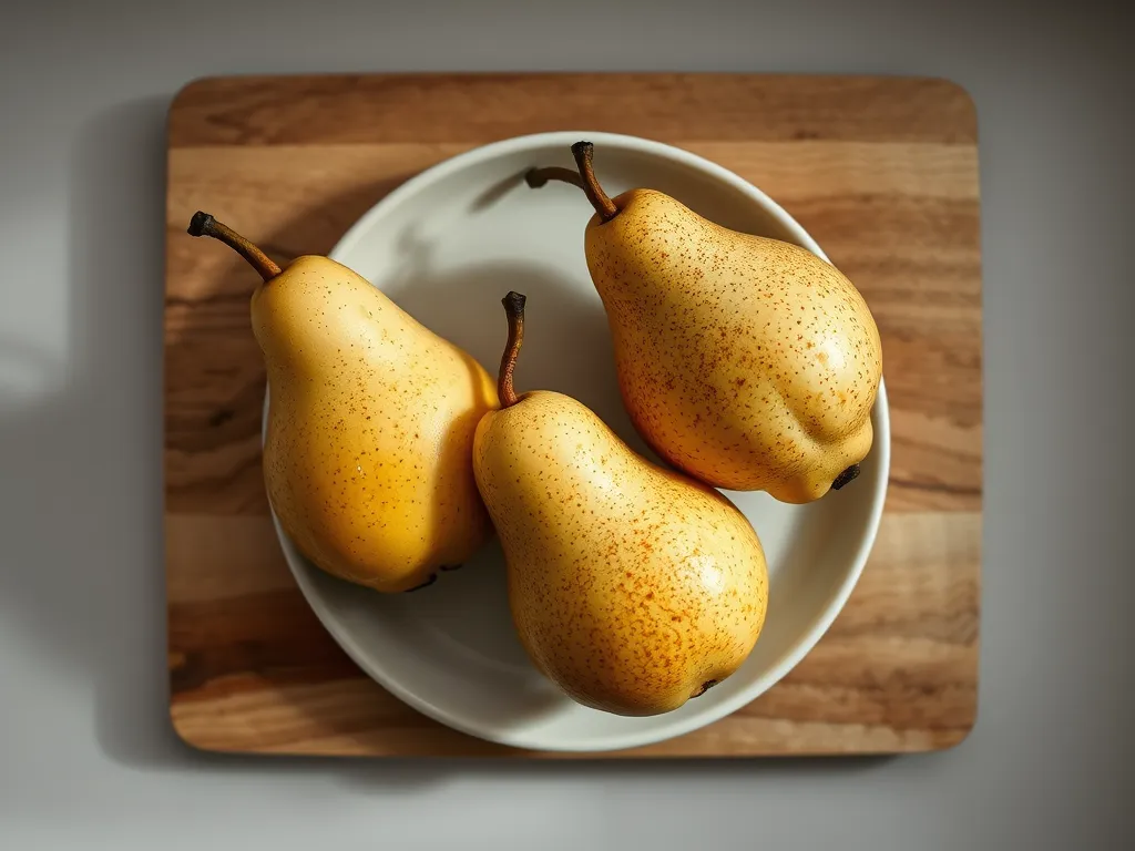 bosc-pears — Keep your fruit firm and fresh with proper storage tips.