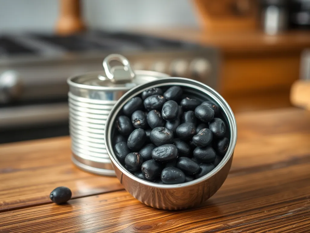 canned-black-beans — Storage tips and safety signs for your pantry staples.