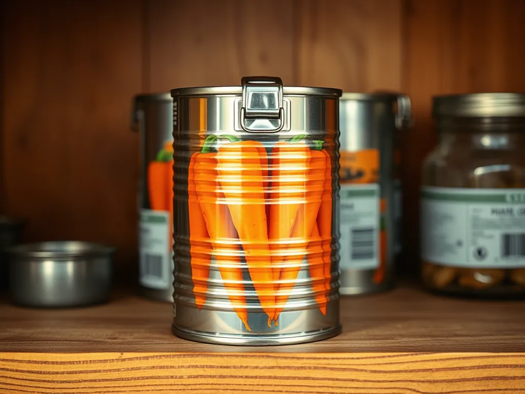 canned-carrots — Safety and quality guidelines for pantry storage of canned carrots.