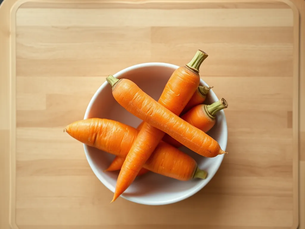 carrots — Counter storage basics for carrots, plus the point where they slide downhill