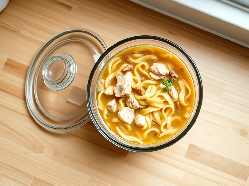 chicken-noodle-soup — Frozen clues for freshness, texture, and the point where it’s time to toss