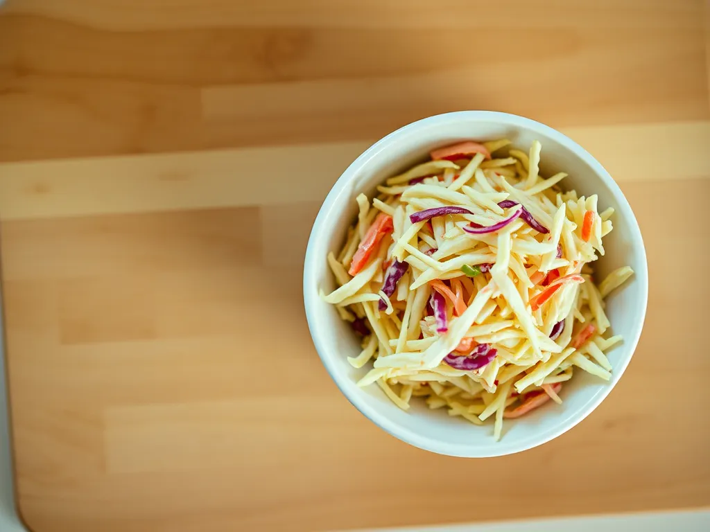 coleslaw — Creamy slaw turns risky fast at room temp.