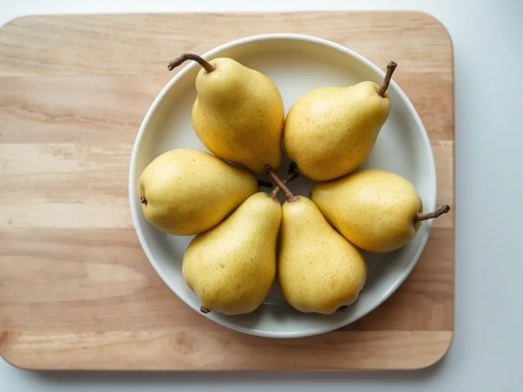 comice-pears — Keep your small, sweet comice pears firm and delicious.