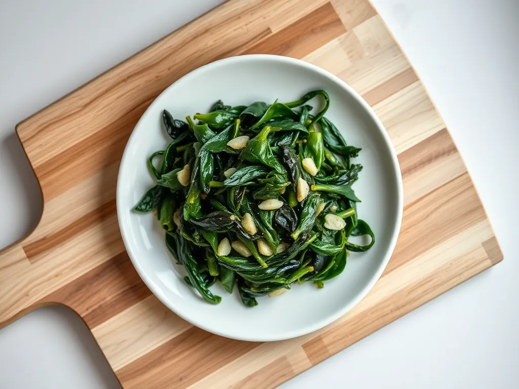 cooked-arugula — Keep your sautéed greens tasty and safe in the fridge.