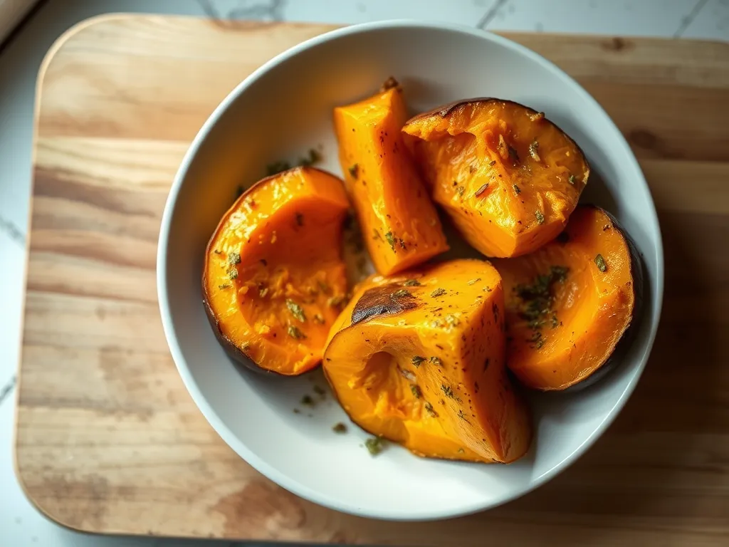 cooked-pumpkin — Keep your roasted or mashed pumpkin fresh and tasty in the fridge.