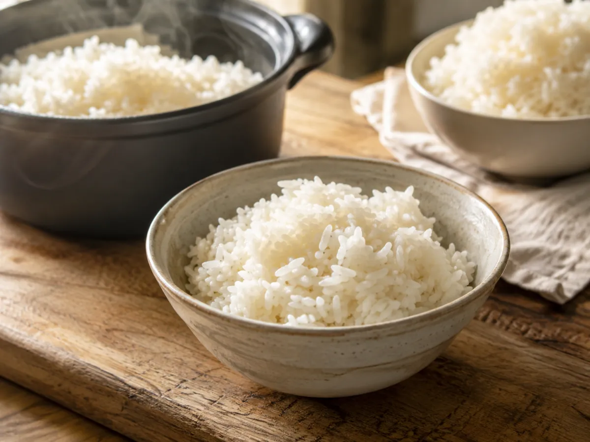 Frozen cooked rice stays good for 1–2 months — fridge leftovers clock out at 3–4 days.