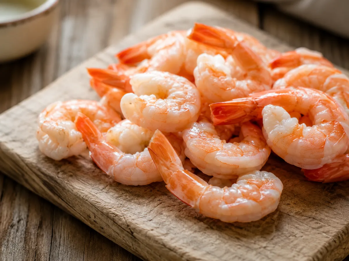 cooked-shrimp — Cooked shrimp stays safe for 3–4 days refrigerated — here's how to tell when it's time to toss.