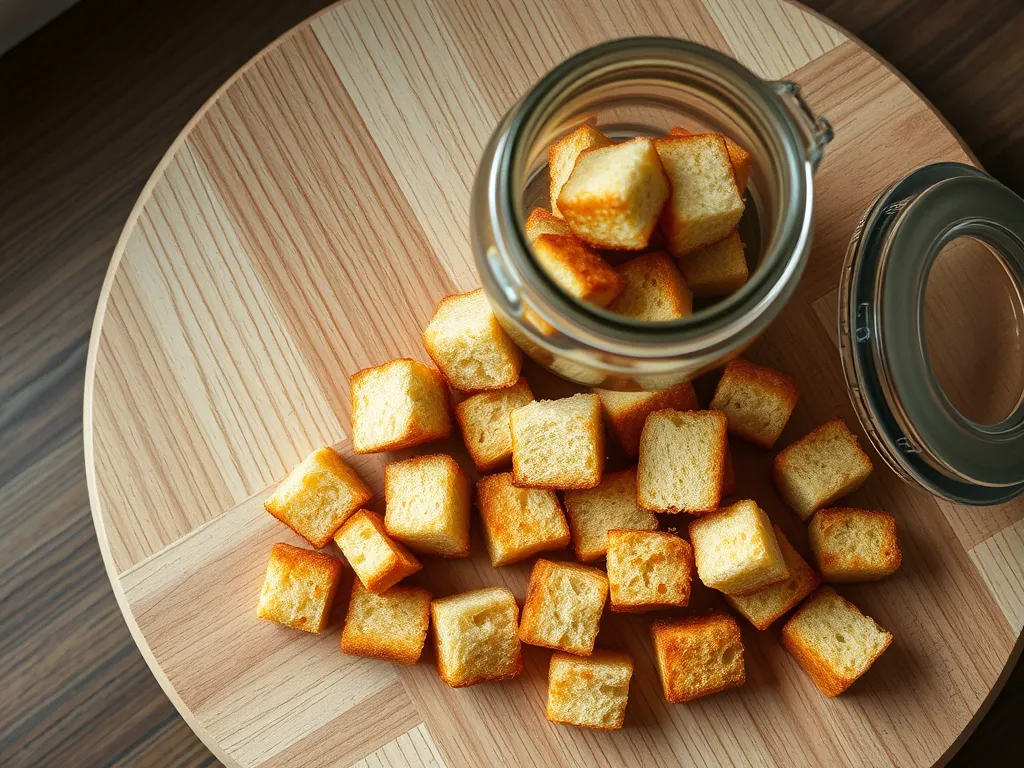 croutons — Keep your salad toppings crunchy and flavorful with proper storage.