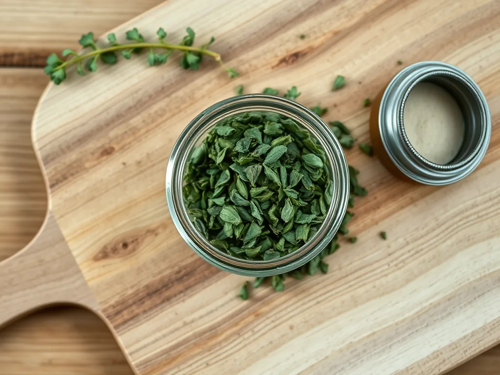dried-basil — Maintain the aromatic punch of your herb stash in the pantry.