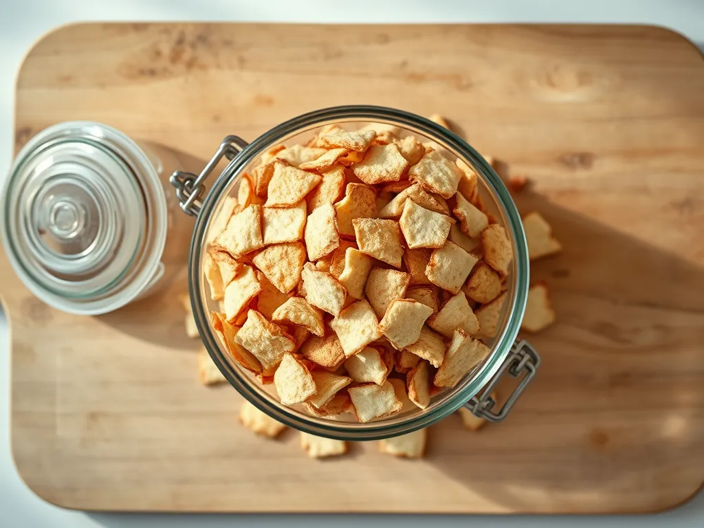 dried-coconut-chips — Keeping your tropical toppings crunchy and safe in the pantry.
