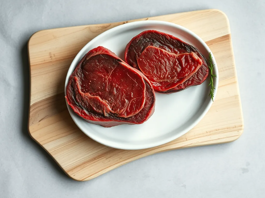elk-steak — Safety guidelines for storing and preparing raw elk meat.