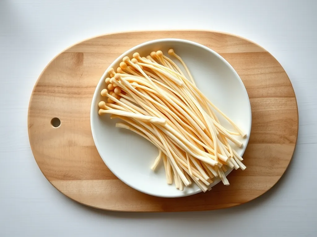 enoki-mushrooms — Keep your delicate enoki mushrooms crisp and fresh for the perfect texture.