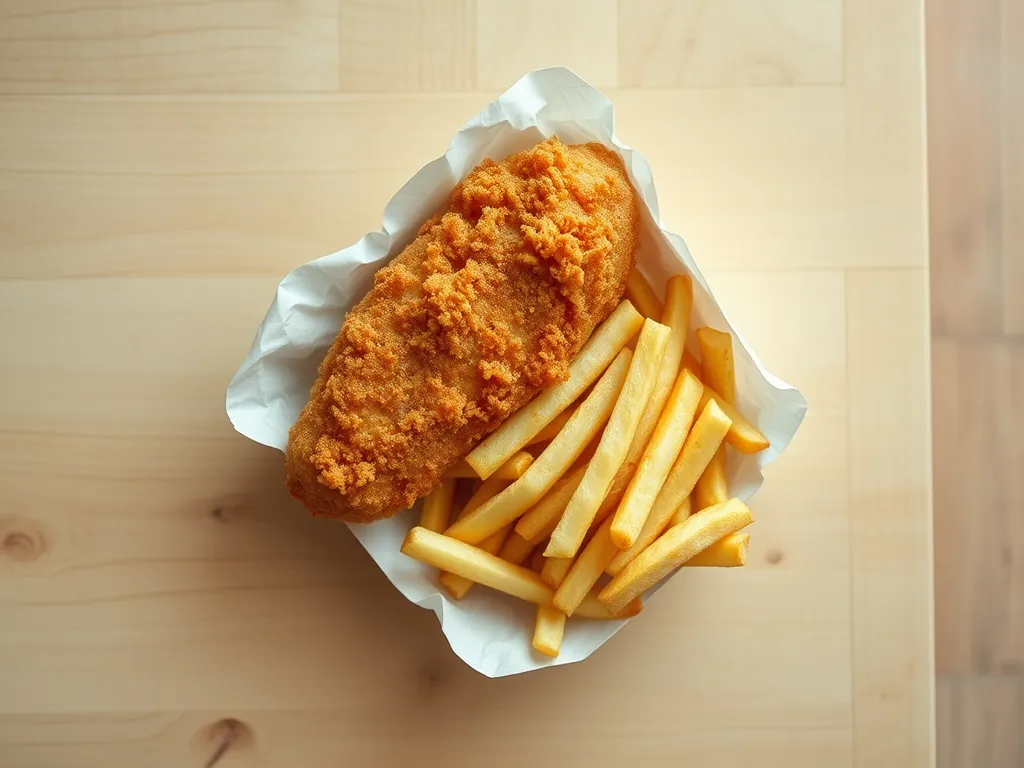 fish-and-chips — A quick safety check for battered fish and fries left out after serving.