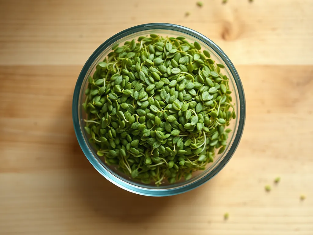 flax-sprouts — Keep your nutrient-dense flax sprouts fresh and crunchy in the fridge.