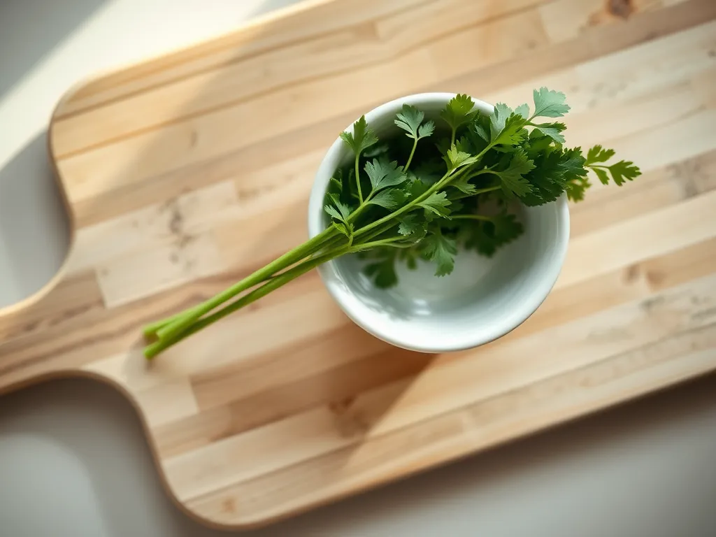 fresh-cilantro-stems — Keep your herbs fresh and flavorful for every recipe.