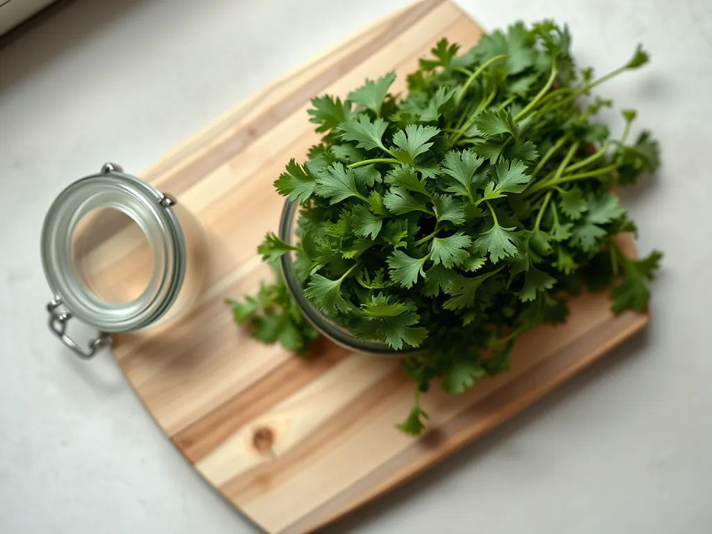 fresh-cilantro — Keep your herbs fresh and vibrant for every taco and garnish.