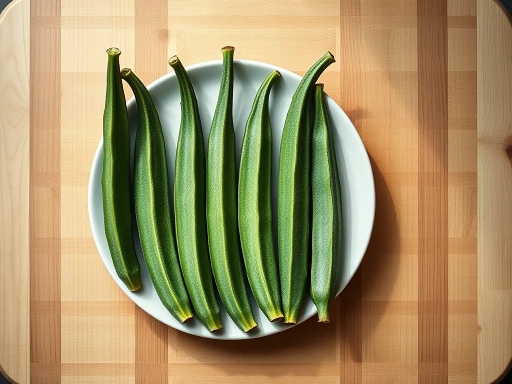 fresh-okra — Identifying the signs of freshness and spoilage in okra.