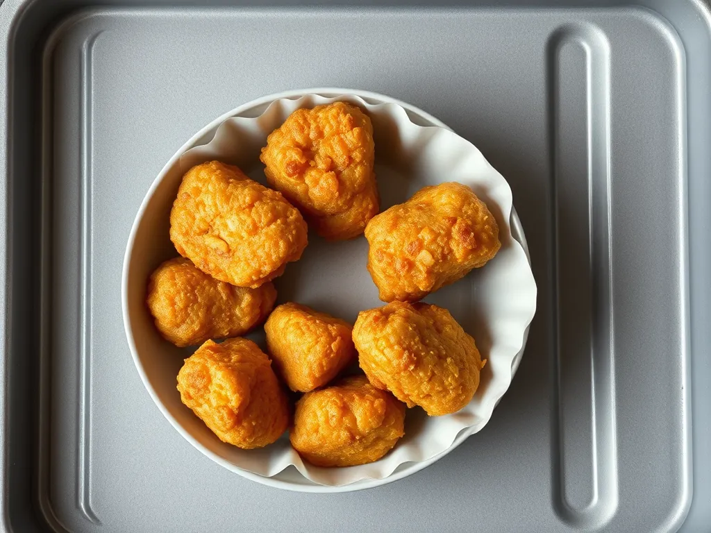 Shelf-life cues for frozen chicken nuggets, plus the clear toss point