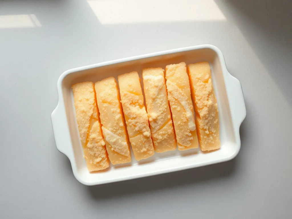 Counter guidance for frozen fish sticks, plus clear spoilage cues and safe handling notes.