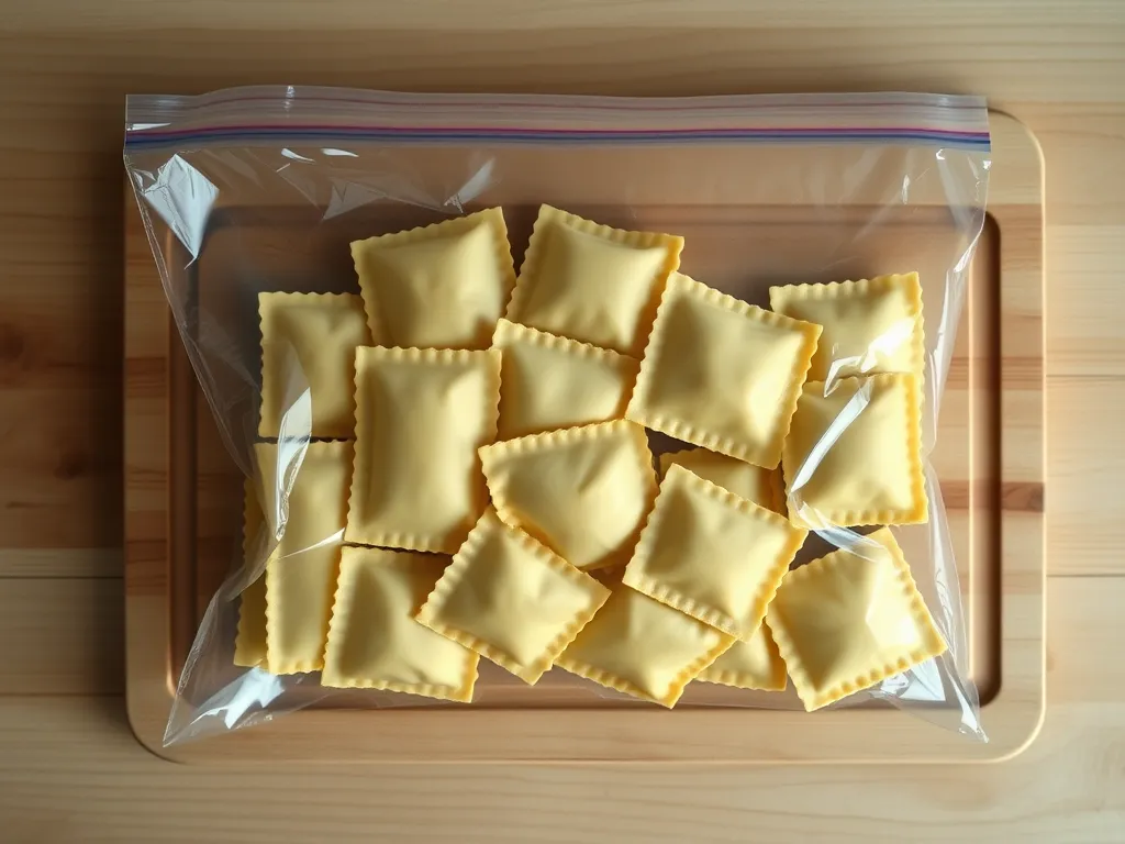 frozen-ravioli — Keep your pasta perfect with proper freezer storage tips.