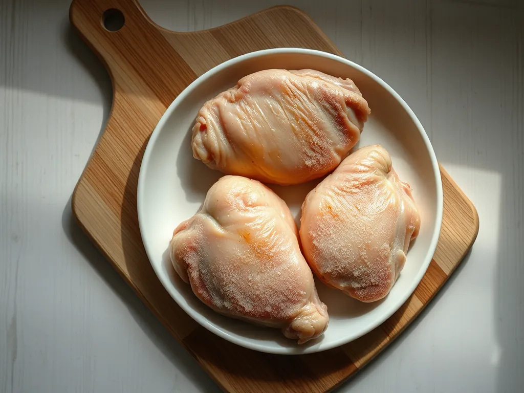 frozen-thighs-chicken — Safety and quality guidelines for frozen chicken thighs.