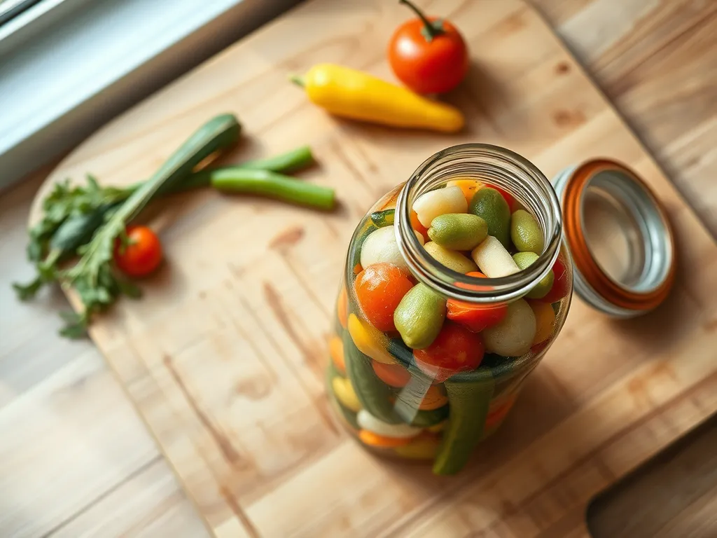 giardiniera — Keep your pickled vegetable mix flavorful and safe for months.