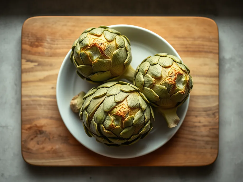 globe-artichokes — Keep your globe artichokes fresh and firm for optimal cooking.