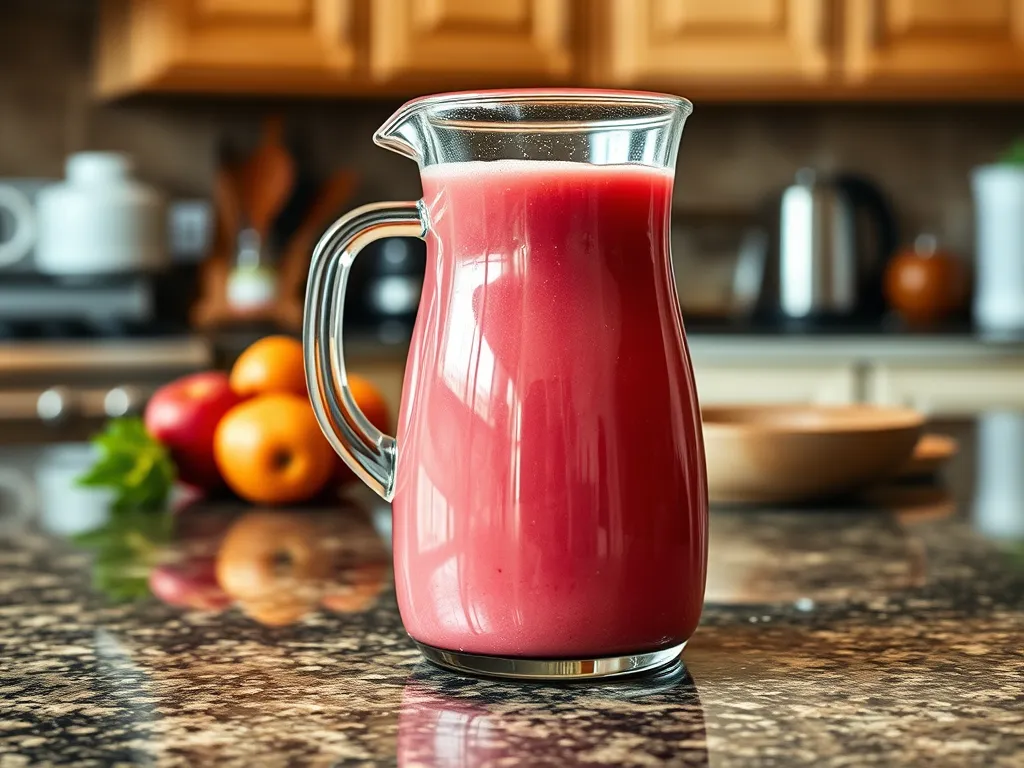 guava-nectar — Keep your tropical guava nectar fresh and flavorful in the fridge.
