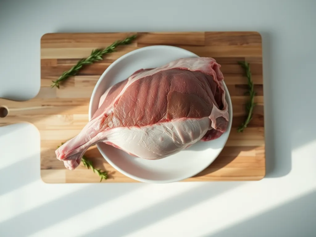 lamb-leg — Safety tips and signs of spoilage for raw lamb leg.