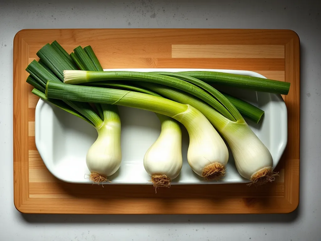 leeks — Fresh leeks stay usable for a short stretch at room temperature.