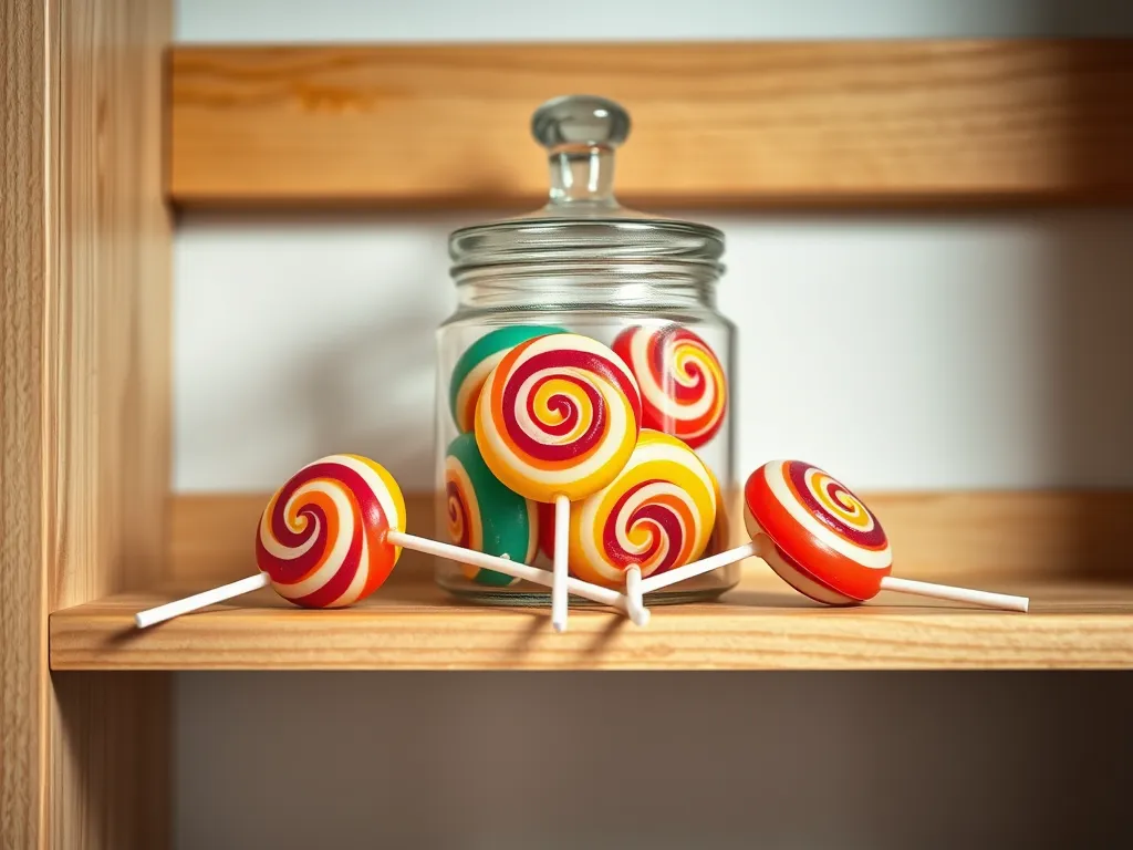 lollipops — Keep your treats sweet and stable with proper pantry storage.