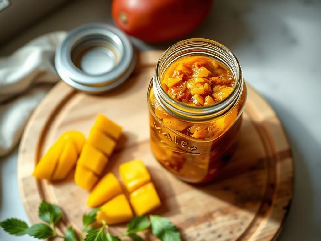 mango-chutney — Keep your tropical spreads fresh and safe in the fridge.