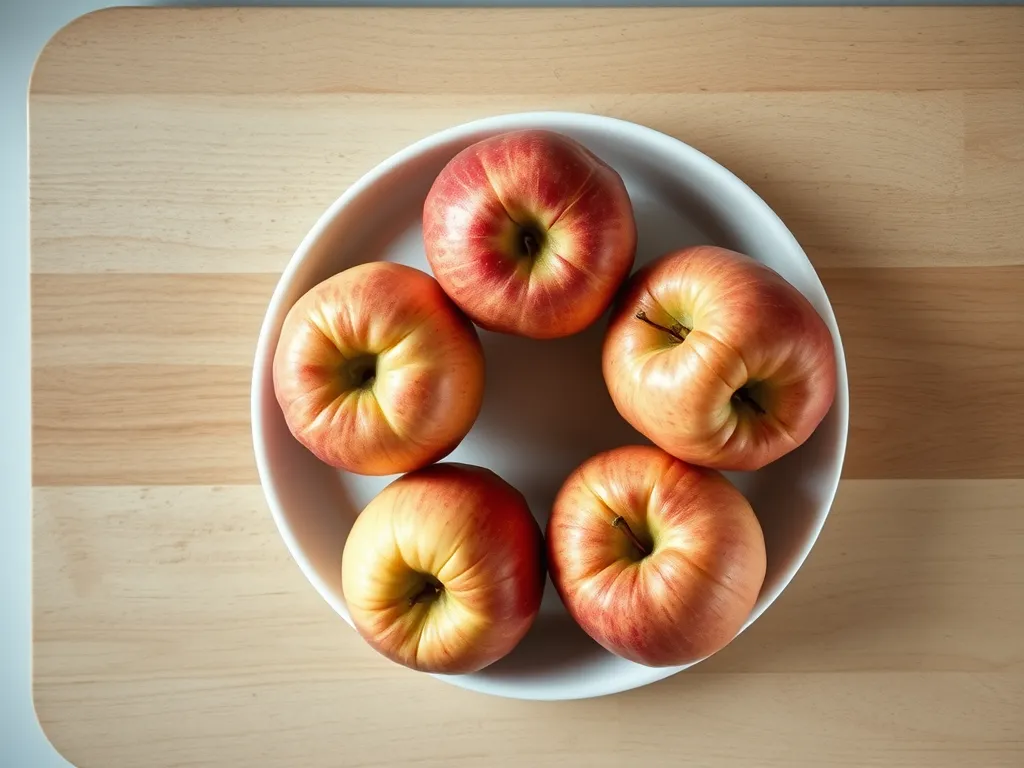 mcintosh-apples — Keep your McIntosh apples crisp and juicy in the refrigerator.