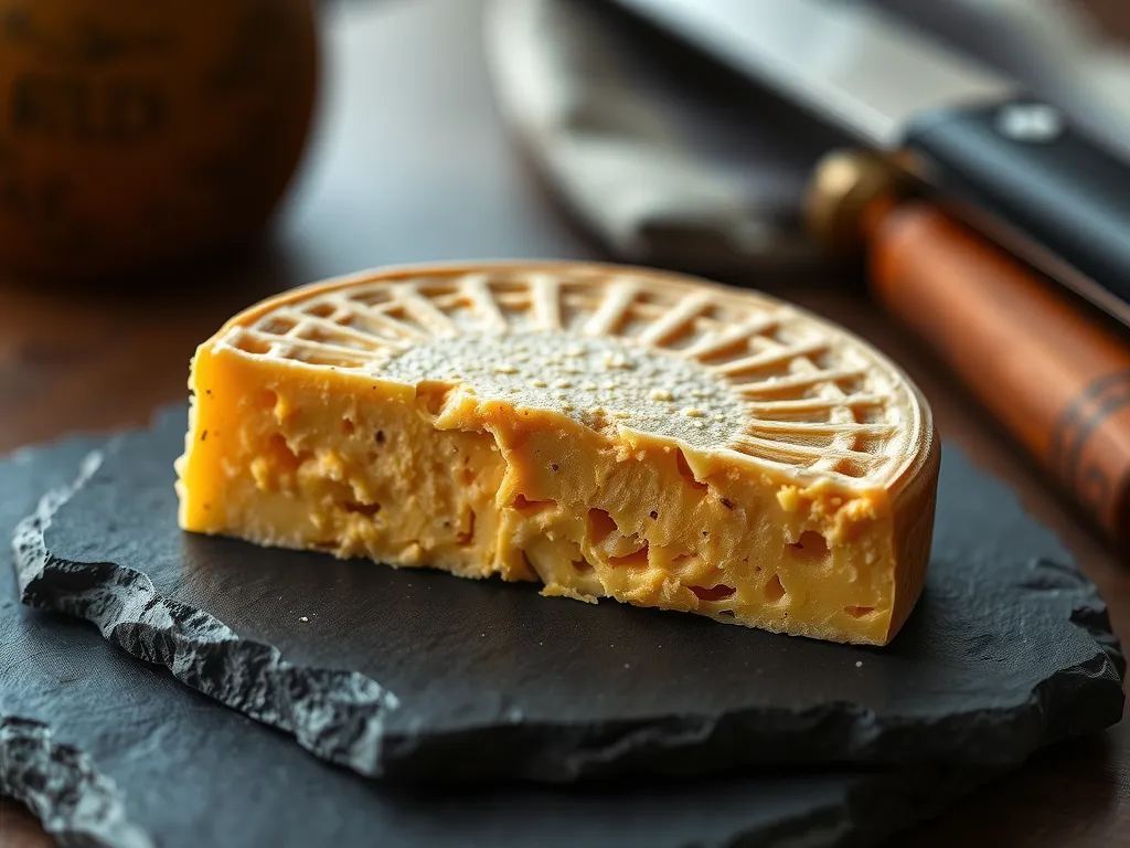 mimolette — Keep this aged French cheese flavorful and safe on your countertop.