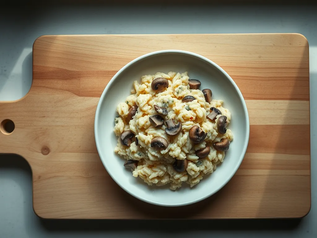 mushroom-risotto — Learn the safe storage limits and signs of spoilage for mushroom risotto.
