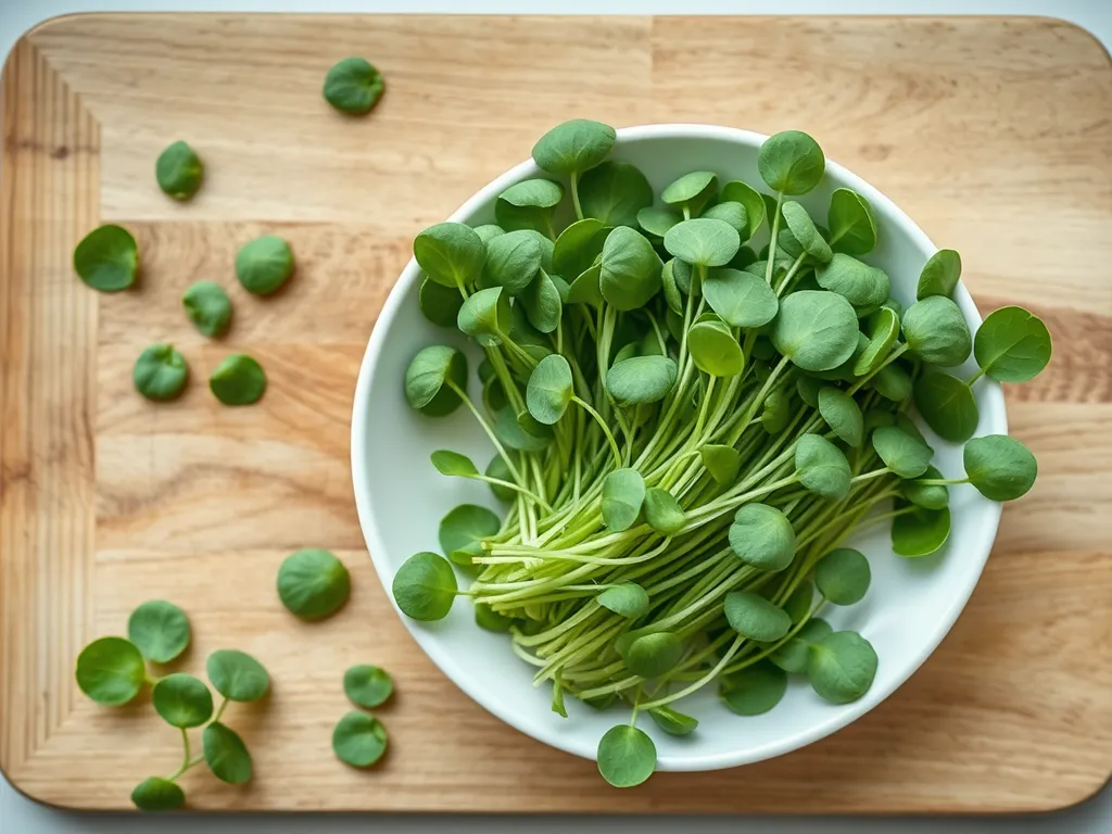 pea-shoots — Keep your greens crisp and fresh for every salad.