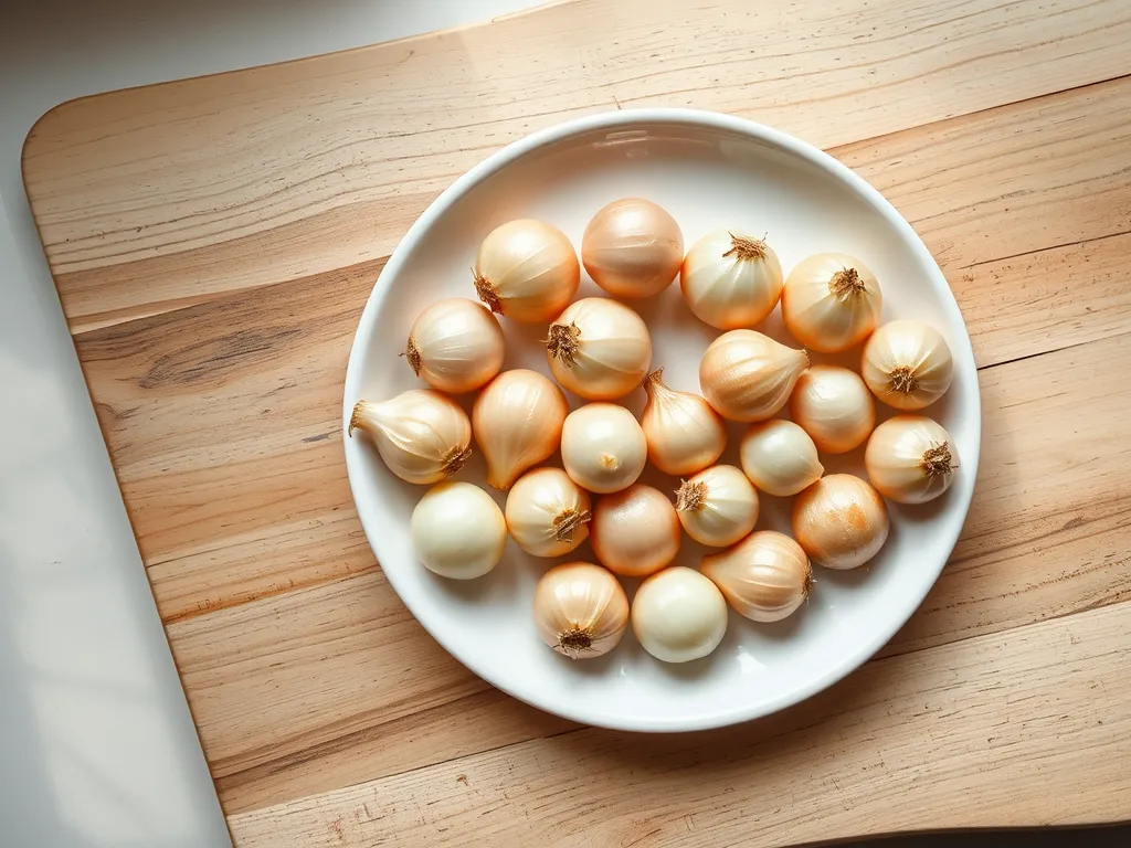pearl-onions — Identifying the peak and decline of pearl onions on your counter.