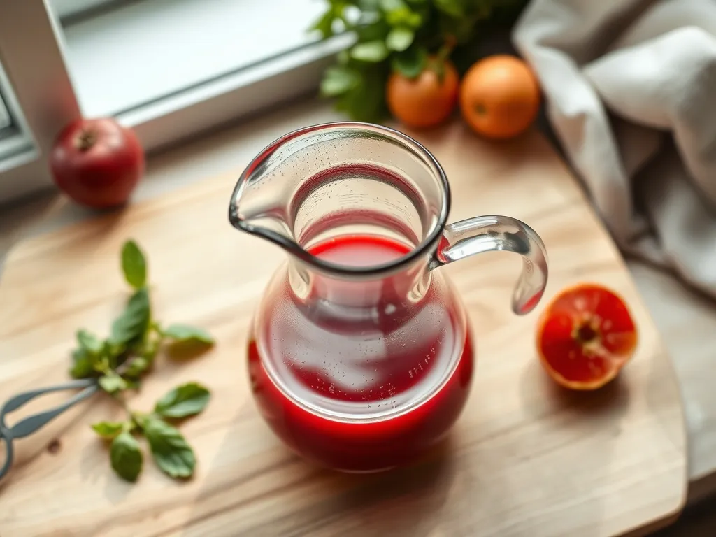 Keep your ruby-red juice tasty and safe in the fridge.