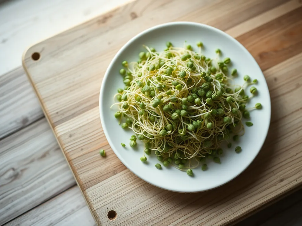 poppy-sprouts — Keep your poppy sprouts crisp and fresh in the refrigerator.