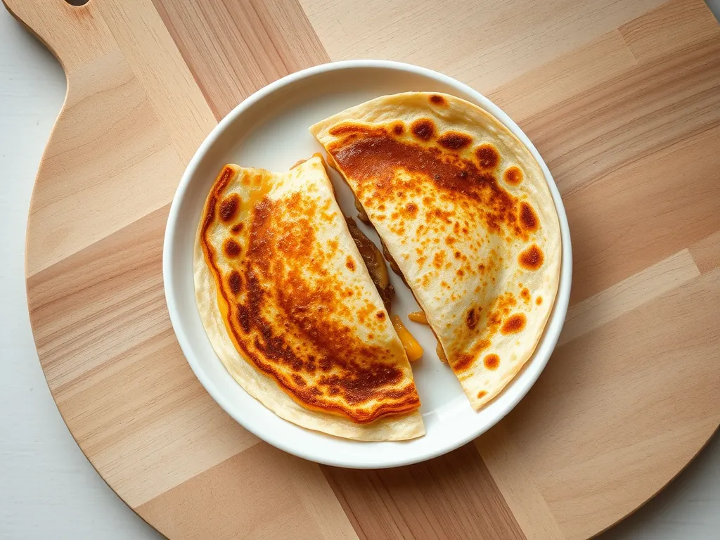 quesadilla — Keep your cheesy goodness fresh and safe in the fridge.